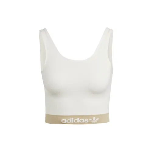 Adidas Originals Sleeveless Sports Shirts Women's White