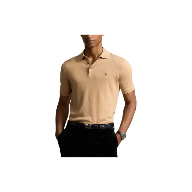 Polo Ralph Lauren SS24 Polo Shirt Men's Camel-2