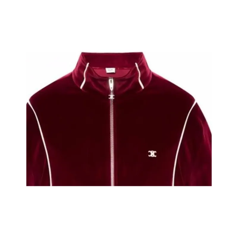 CELINE Jackets Coats Men's Dark Red-5
