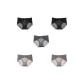 5 Pack (Black+Black+Gray Blue+Gray+Gray)