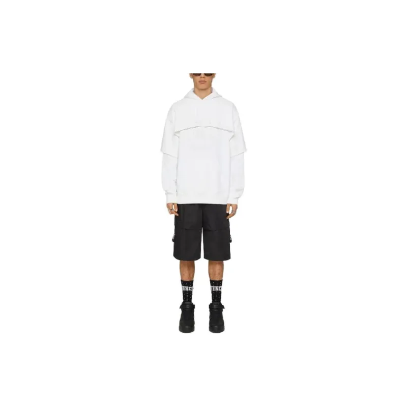 Givenchy Double Layered Hoodie In Felpa-1