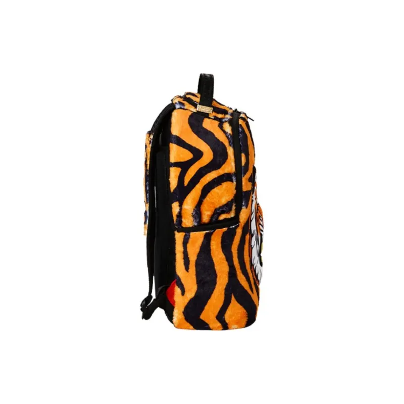 SPRAYGROUND Polyester Backpack Large Size Unisex Lake Green/Orange/Burgundy-5