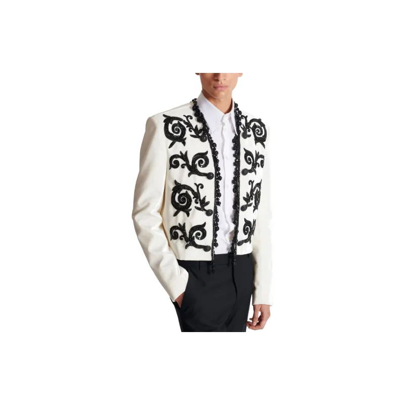 BALMAIN FW23 Jackets Coats Men's White-5