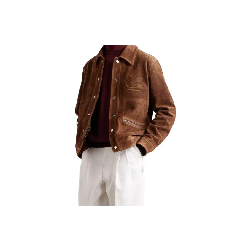 ETRO Suede Shirt Jacket-1