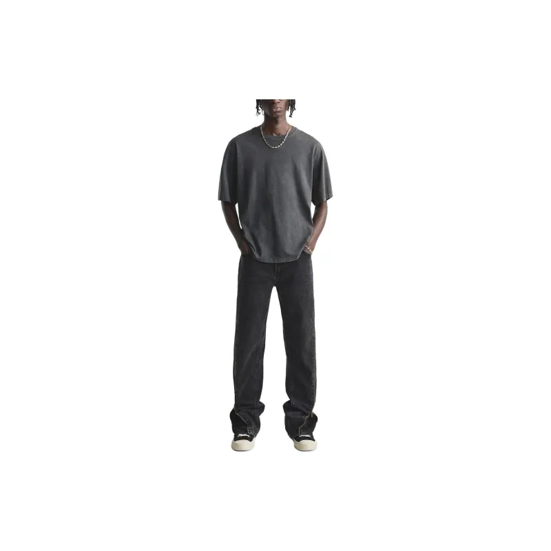 ZARA Jeans Men Black-2