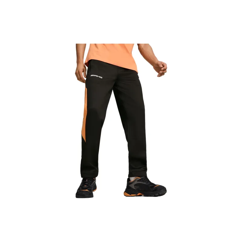 PUMA Mercedes Amg SS24 Knitted Sweatpants Men's Black Brown-2