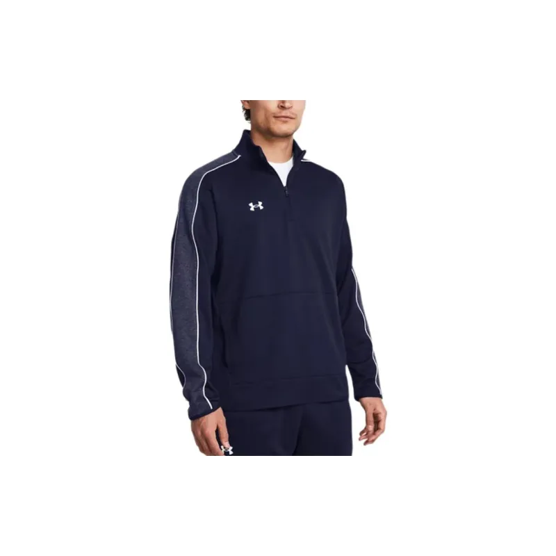 Under Armour Command Warm-Up¼ Sweatshirt Men's Midnight Deep Blue/White-2