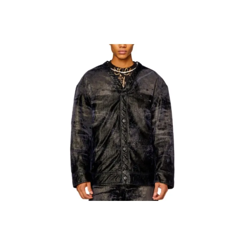 DIESEL Denim Jacket Men's Multicolor-4