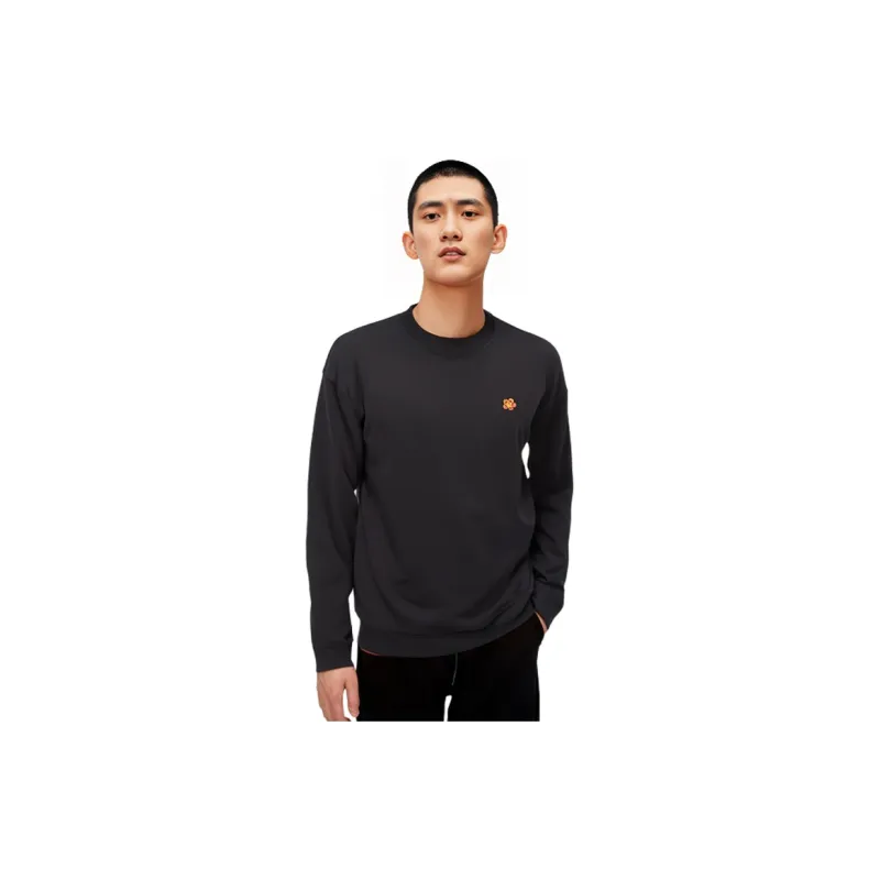 KENZO Flower patch Crew neck Sweatshirt-2