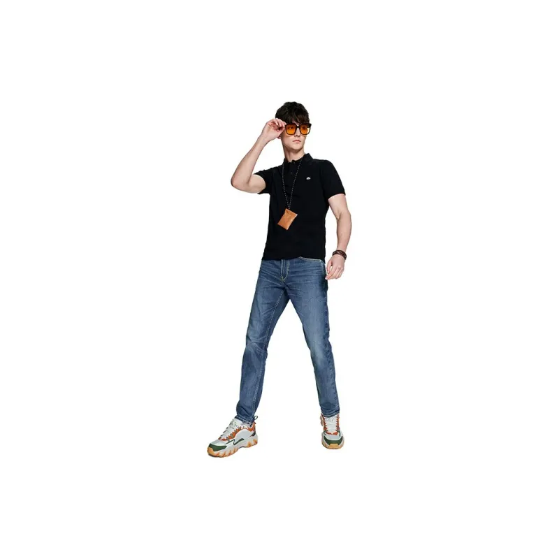 Lee Polo Shirts Men Black-5