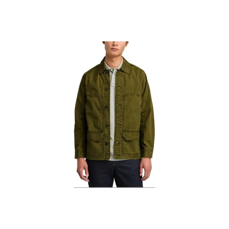 Timberland Shirt Men's Dark Olive Green-2