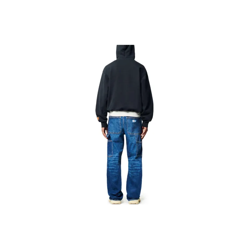 HERON PRESTON Logo Printed Drawstring Hoodie-3