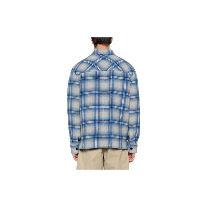 ISABEL MARANT Kervon Plaid Shirt Jacket-2