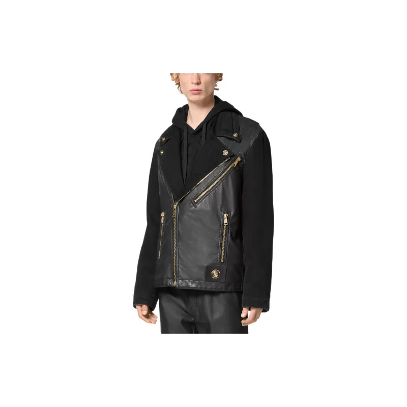 VERSACE JEANS COUTURE Jackets Coats Men's Black-3
