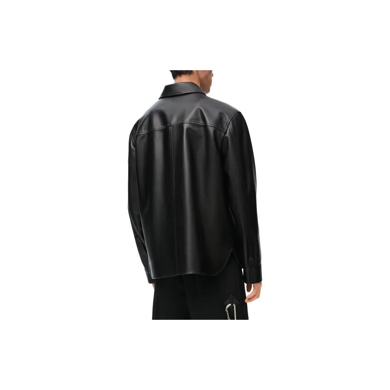 LOEWE Logo Debossed Overshirt-3
