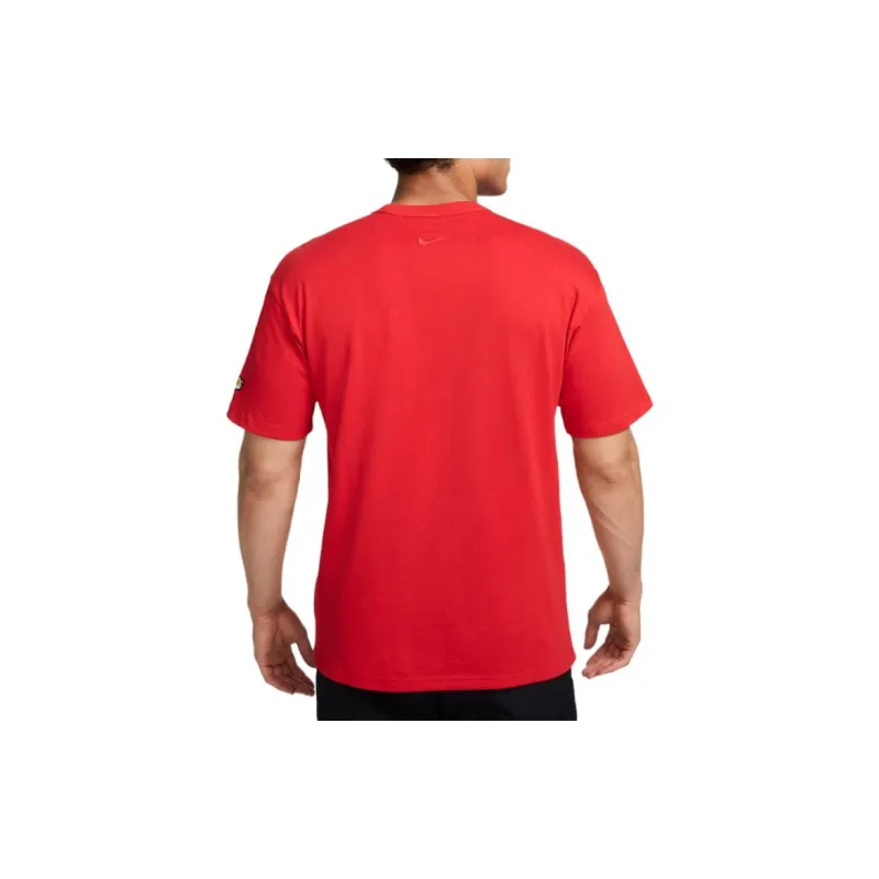 Nike T Shirts Unisex Red-4
