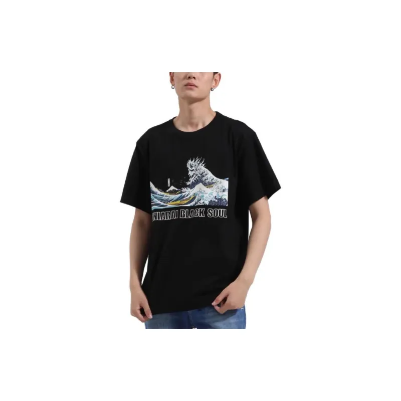 ONIARAI T Shirts Men Black-4