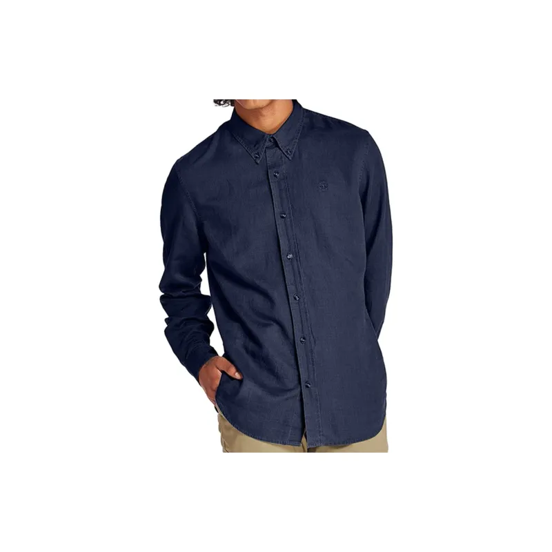 Timberland Shirts Men Dark Blue-3