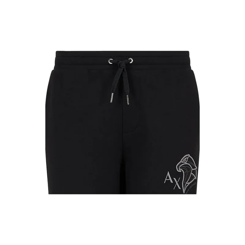ARMANI EXCHANGE SS24 Knitted Sweatpants Men's Black-1