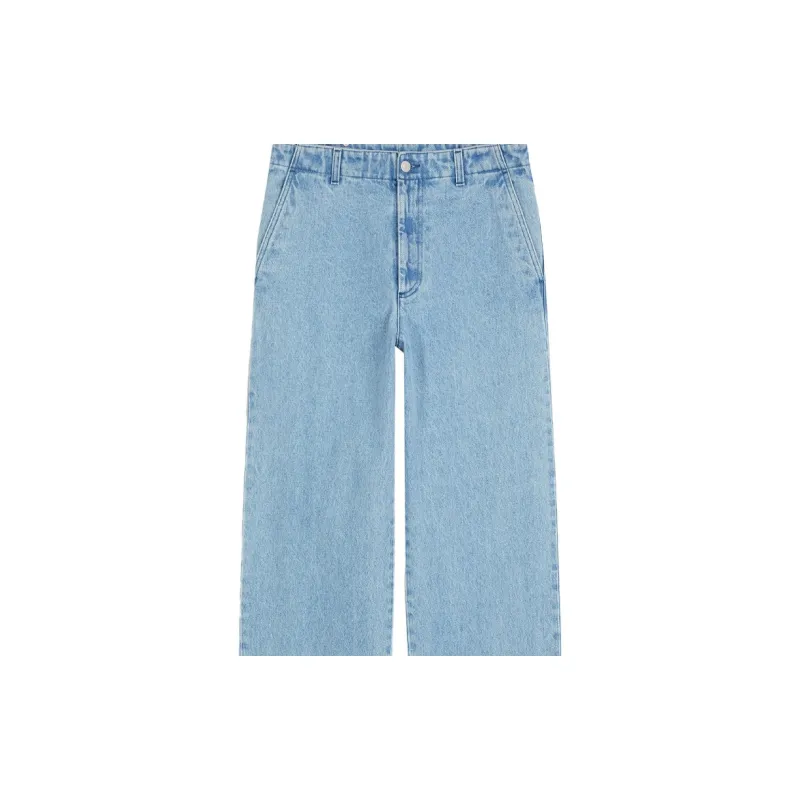 DRIES VAN NOTEN Phil Wide Leg Low Rise Jeans-4
