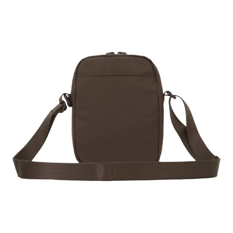 THE NORTH FACE Travel Nylon Shoulder Bag, Crossbody Bag Small Size Unisex Brown-1