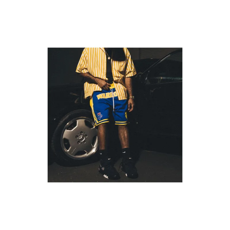 Mitchell & Ness x Just Don SS23 Basketball Shorts Unisex Blue-3