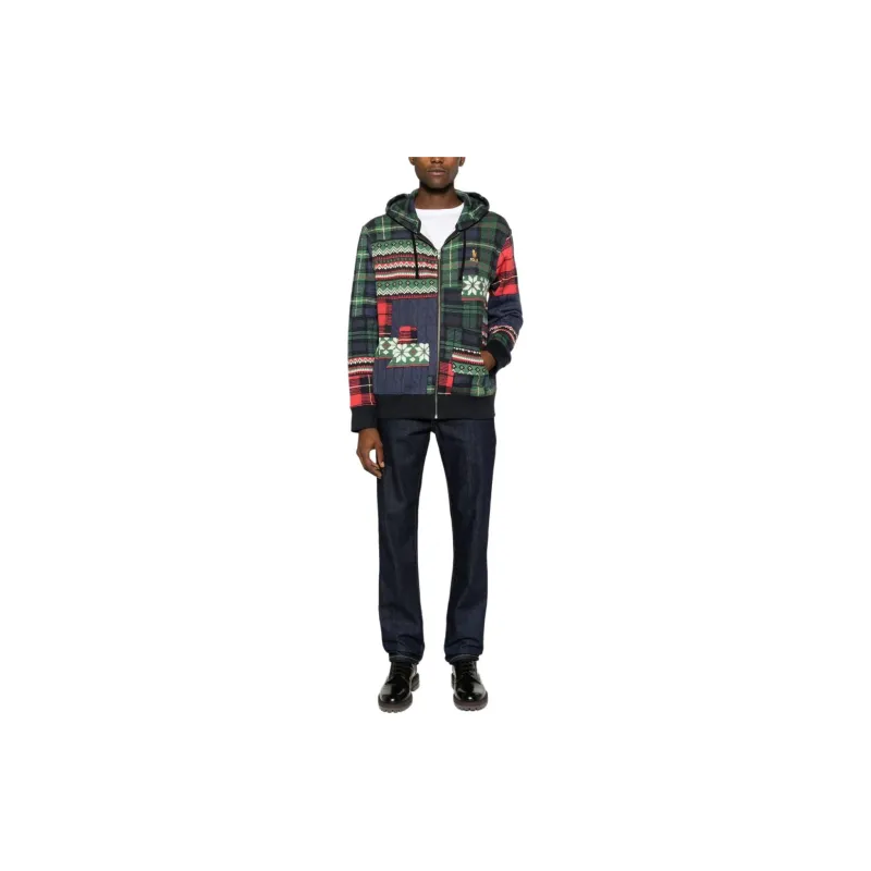 Polo Ralph Lauren Patchwork Cotton Hooded Jacket-1