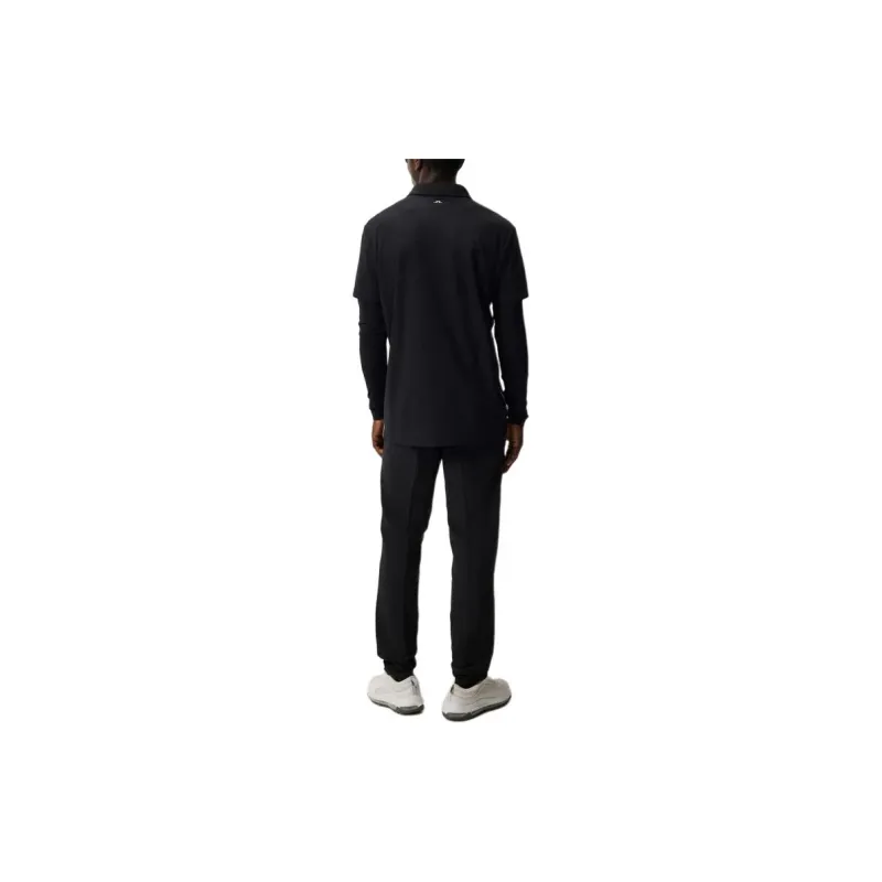 J.Lindeberg Liam Regular Fit Ls Polo Shirt Men's Black-2