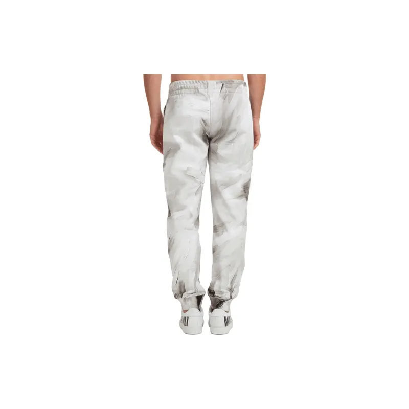 MOSCHINO Knitted Sweatpants Men Gray-1