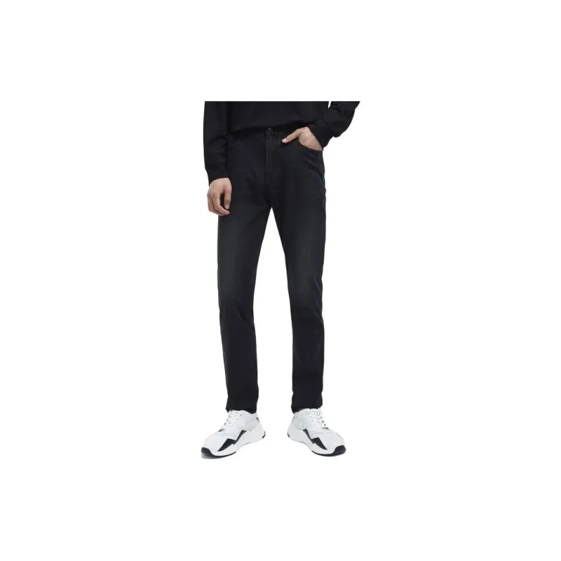 K BOXING Jeans Men Black-2
