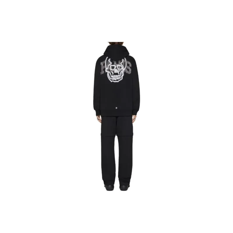 Givenchy Rhinestone embellished Logo print Hoodie-3