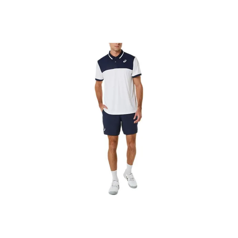 Asics Polo Shirts Men Blue-3