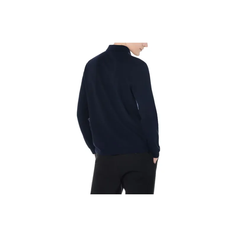 LACOSTE Logo embroidered Long sleeve Polo Shirt-2