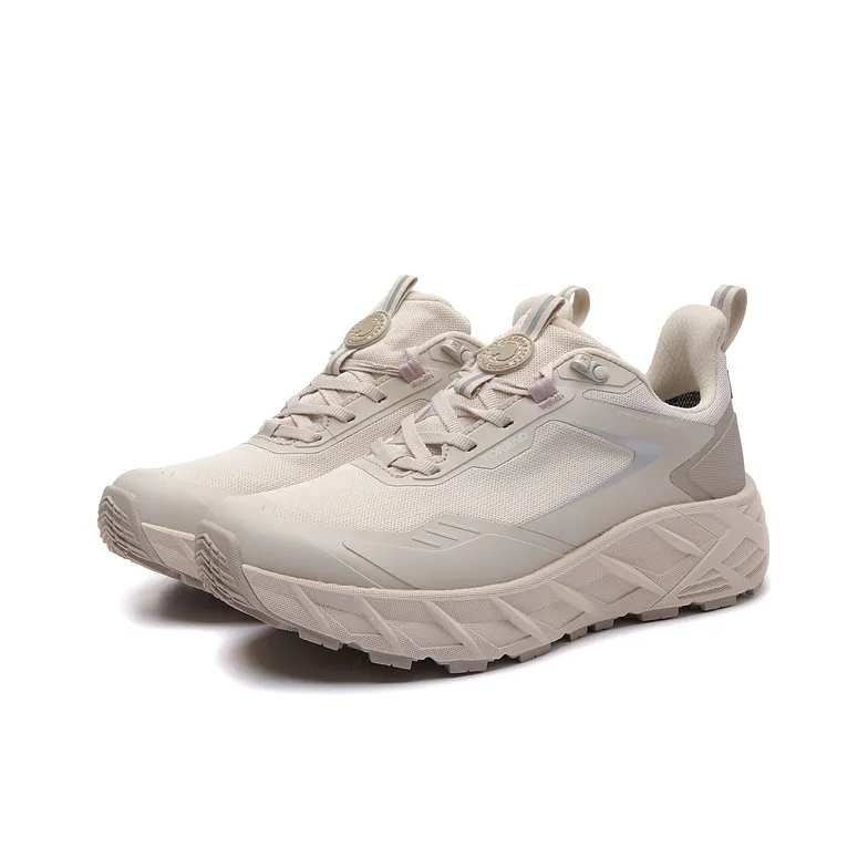 TOREAD Anti Slip Wear Resistant Low Top Trekking Shoes Women's Beige-2
