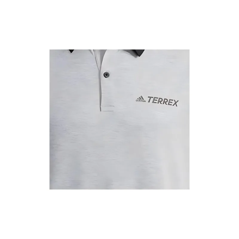 Adidas Polo Shirts Men Gray-4