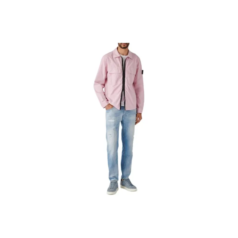 STONE ISLAND Compass appliqué Ripstop Overshirt-5