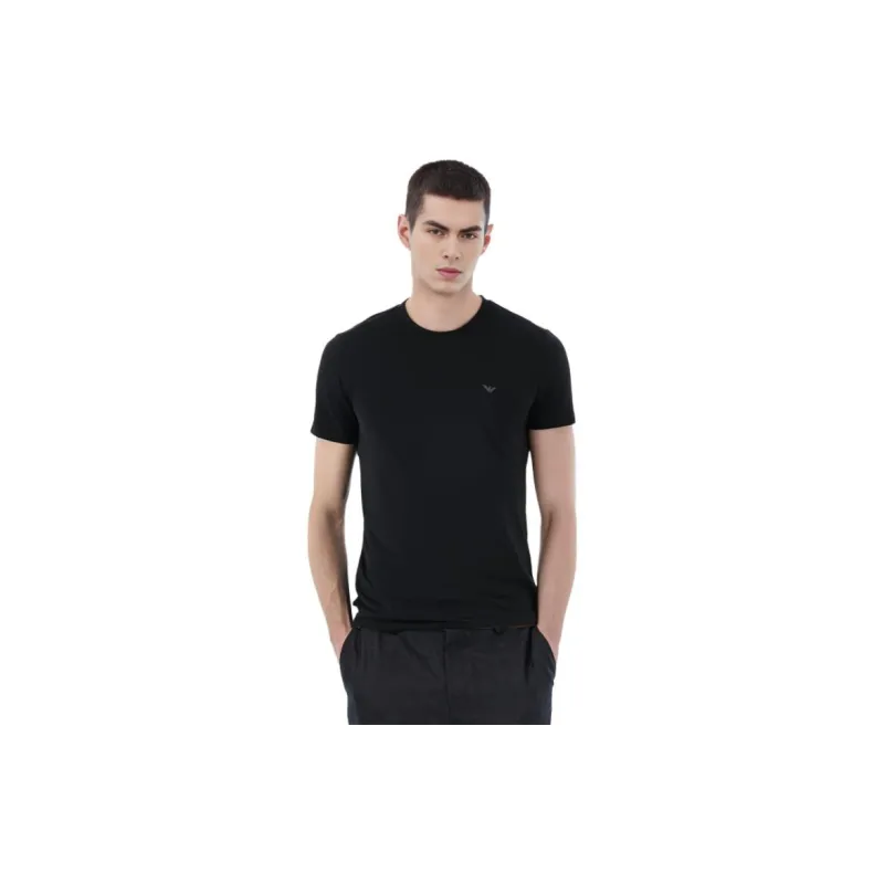 EMPORIO ARMANI T Shirts Men Black-2