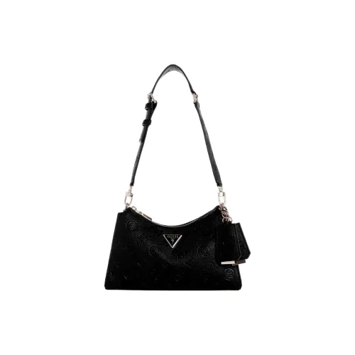 GUESS Artificial Leather Shoulder Bag Women's Black