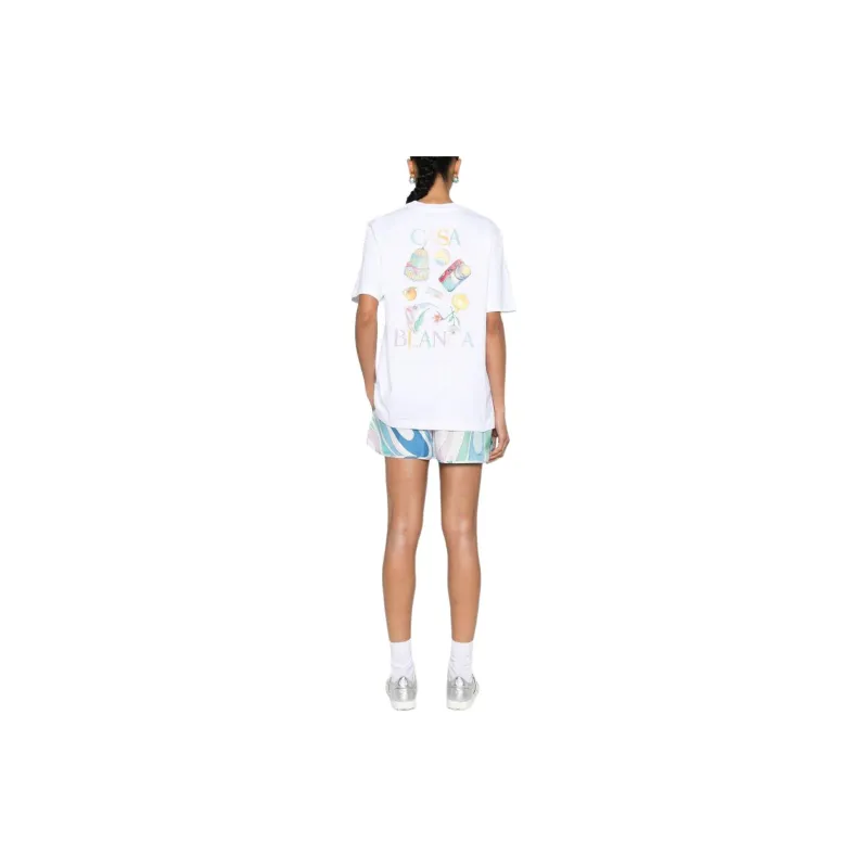 CASABLANCA Objets En Vrac Organic Cotton T shirt-2