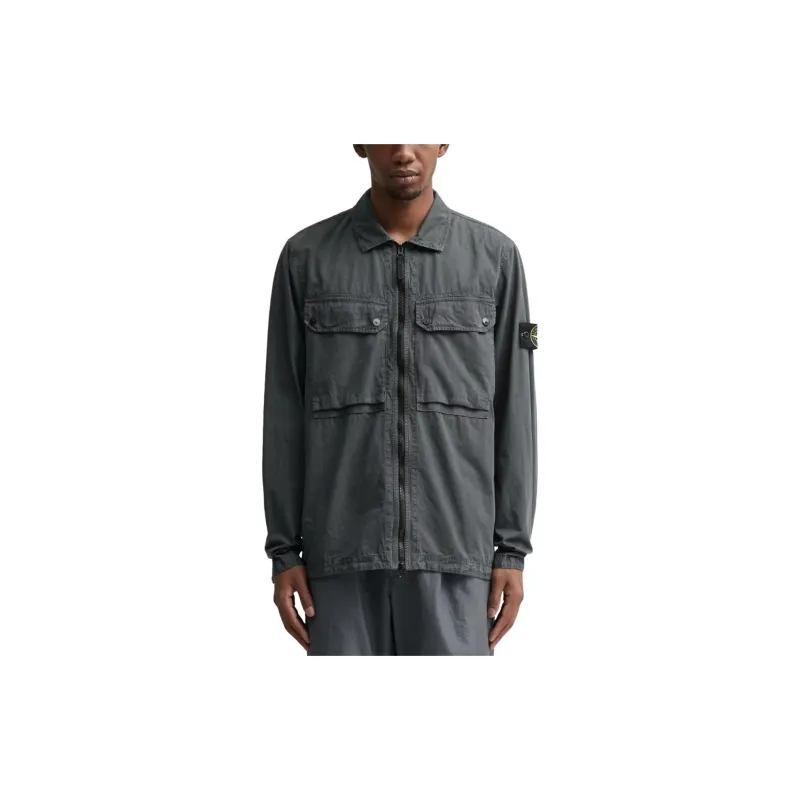 STONE ISLAND Shirt Men's Lead Gray-2