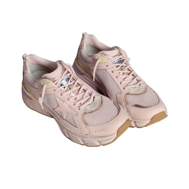 Golden Goose Lightstar Low Top Chunky Sneakers Athletic Shoes Casual Shoes Men's Dirty Pink Color-2