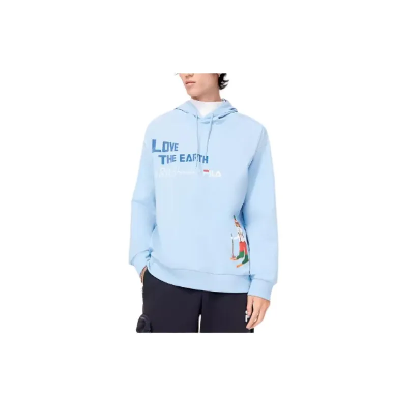 FILA Sweatshirts Men Denim Blue-3