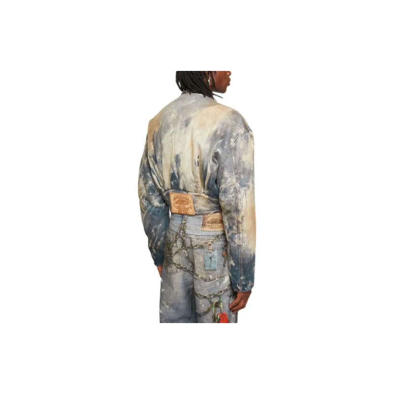 Acne Studios Destroyed Relaxed Denim Jacket-1