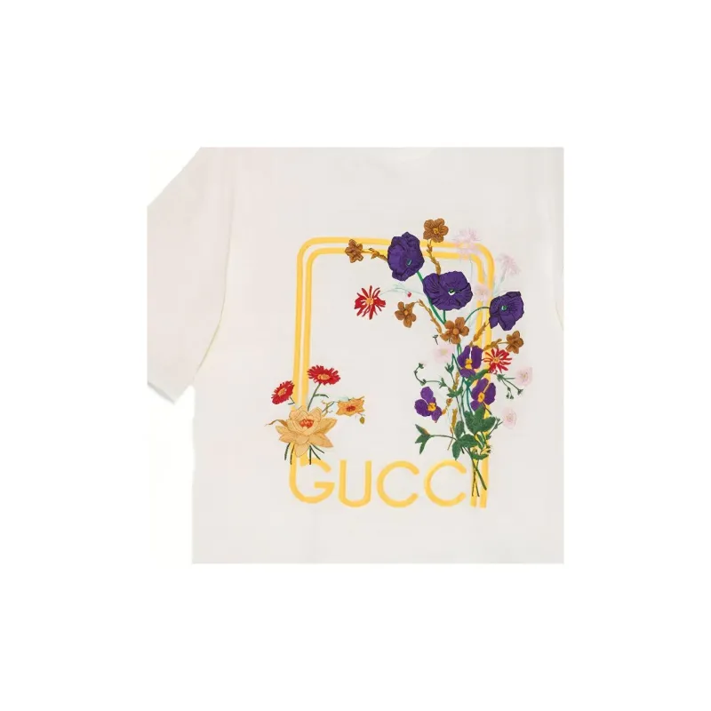 GUCCI Lovelight Linen T-shirt-5