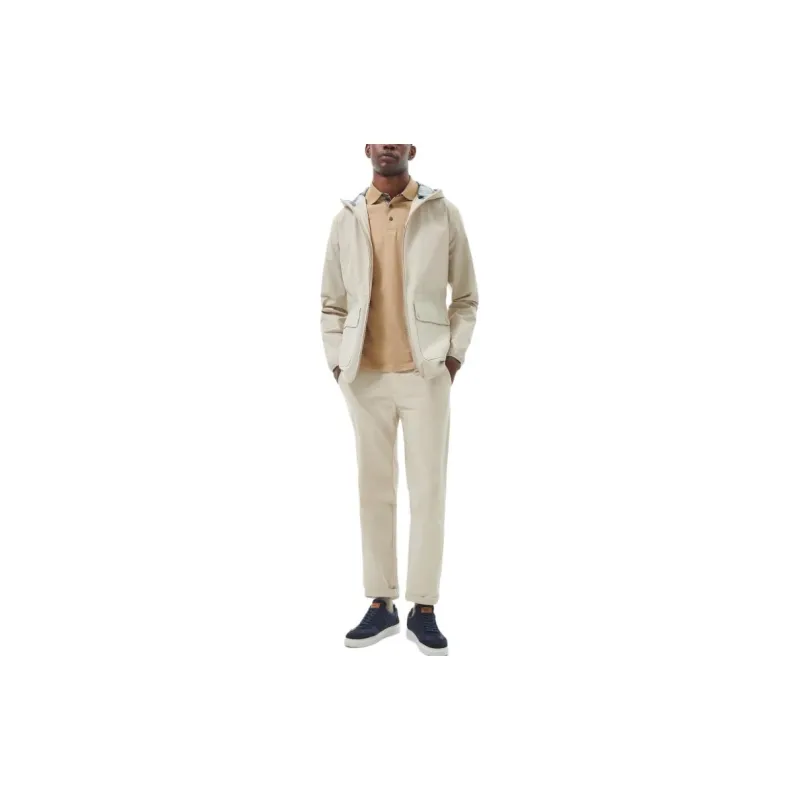 BARBOUR Barbour Kennet Waterproof Jacket Jackets Coats Men's White-1