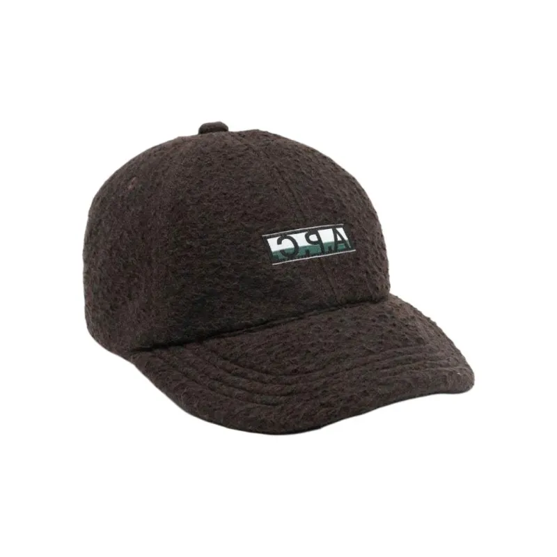 A.P.C Logo Patch Brushed Cap-1