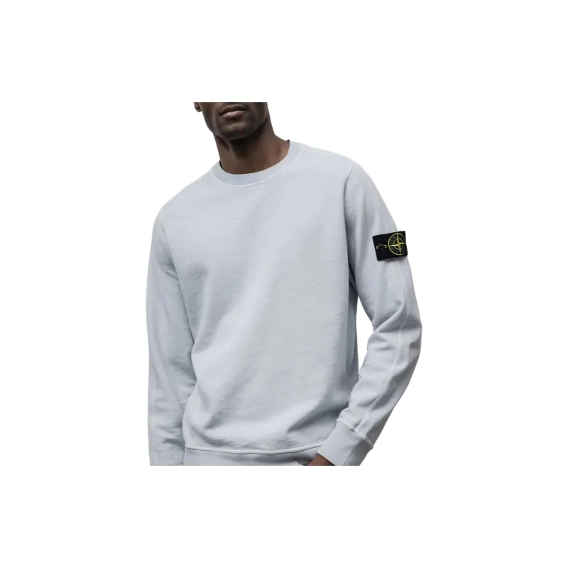 STONE ISLAND Logo Patch Crewneck Sweatshirt-2