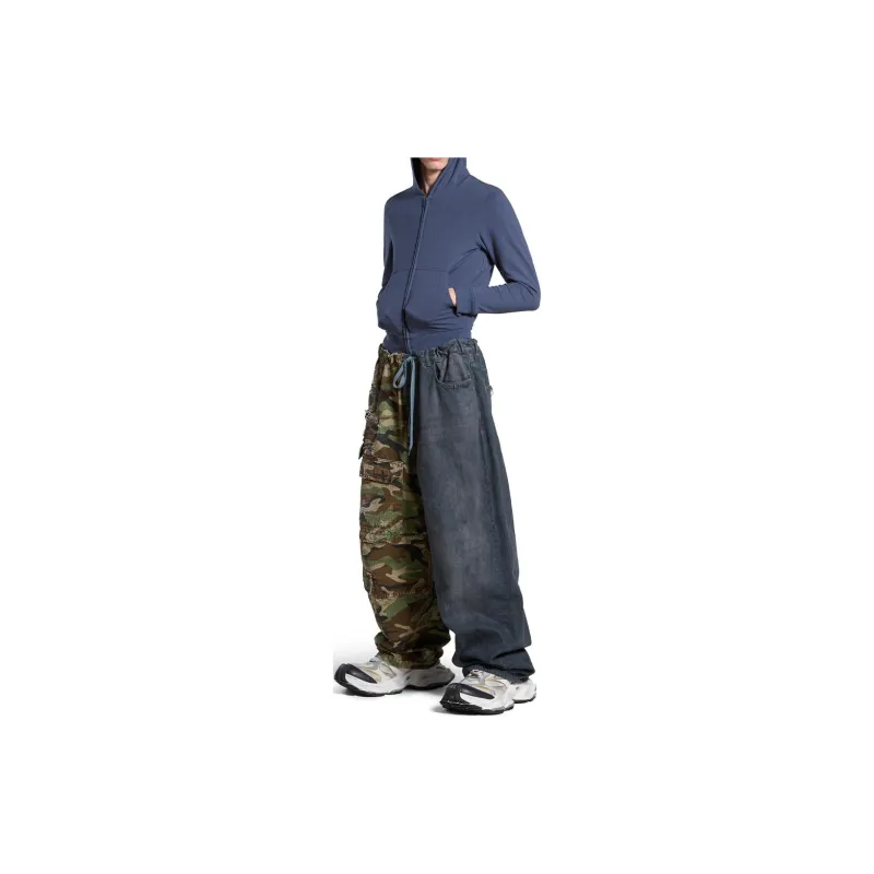 Balenciaga SS24 Jeans Loose Fit Style Unisex Dark Blue-2