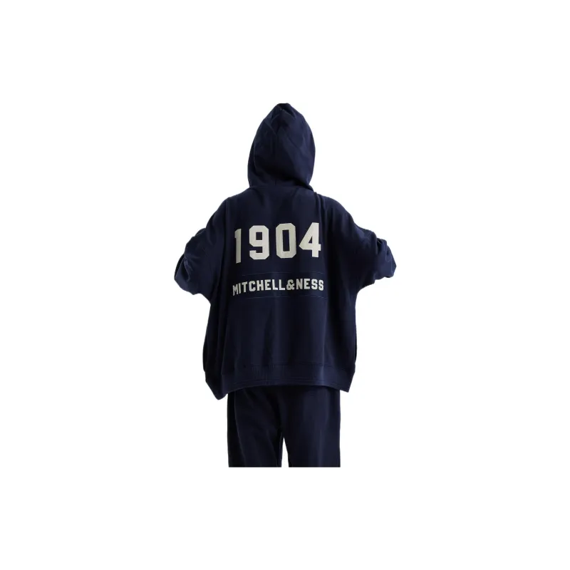Mitchell Ness Sweatshirts Unisex Navy Blue-6