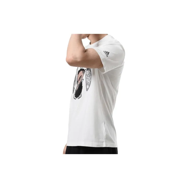 Adidas T Shirts Men White-4